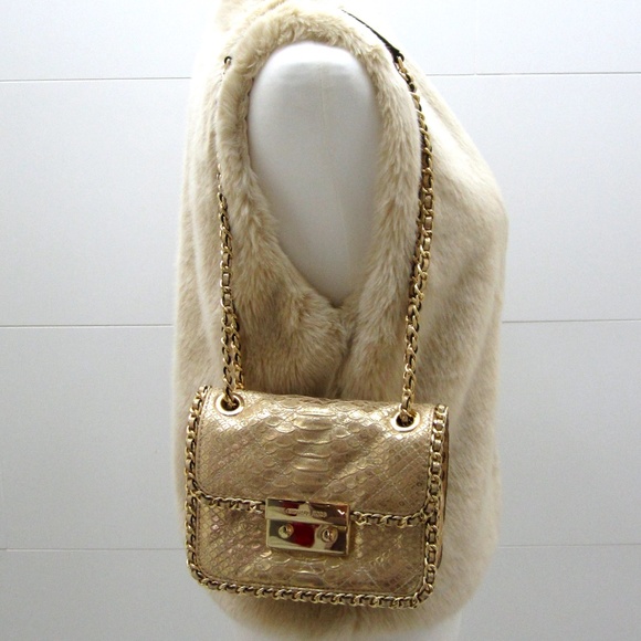 MICHAEL Michael Kors Gold Leather Purse - Picture 5 of 8